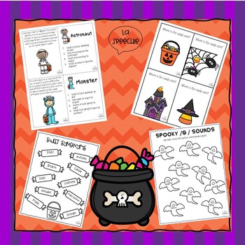 Bilingual Halloween Language and Articulation Unit by La Speechie