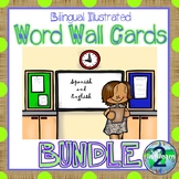 Bilingual Illustrated Word Wall Cards BUNDLE (Spanish and 