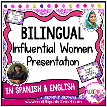 Preview of Bilingual Influential Women's Presentation | Women's History| English&Spanish