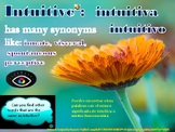 Bilingual Intuitive word