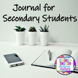 Bilingual Journal for Secondary Students/English and Spani