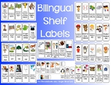 Bilingual Library Shelf Labels (English and Spanish)