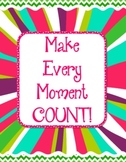 Bilingual Make Every Moment Count Posters - FREE