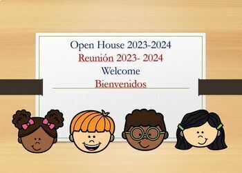 Preview of Bilingual Reunión con Padres/ Open House Presentation