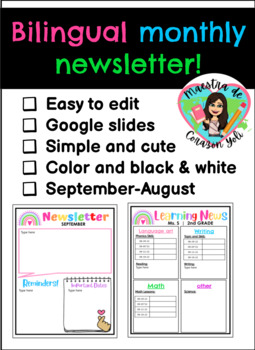 Preview of Bilingual Monthly Newsletter