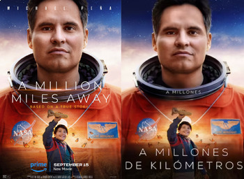 Preview of Bilingual Movie Guide: A Million Miles Away | Questions in English & SPANISH