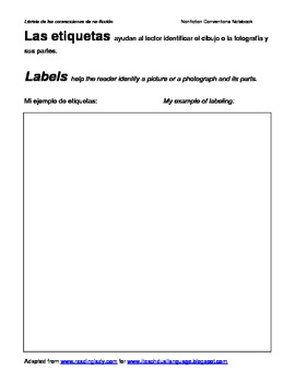 Preview of Bilingual Nonfiction Conventions Notebook