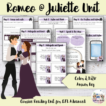 Preview of Reading Unit Romeo @ Juliet