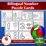 Bilingual Number Puzzle Cards