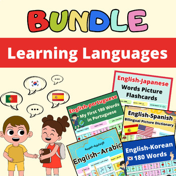 Preview of Bilingual Picture Dictionary|ESL Beginning Vocabulary Language learners (BUNDLE)