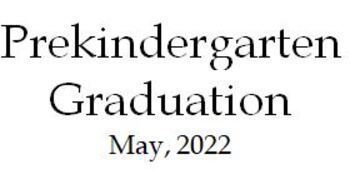 Preview of Bilingual Pre-Kindergarten Graduation Program