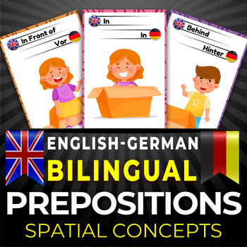 Preview of Bilingual Prepositions and Spatial Concepts (English/German), Dual language