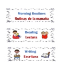 Bilingual Schedule Labels