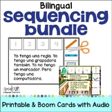 Bilingual Sequencing Bundle Printable & Digital Boom Cards