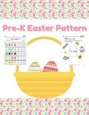 Bilingual Spanish Easter Patterns Unit for Preschool, Pre-
