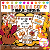 Bilingual Thanksgiving Match Game|Spanish&English|Acción d