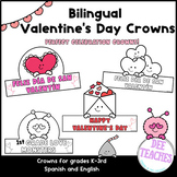 Bilingual Valentine's Day Crowns | Spanish & English Love Monster