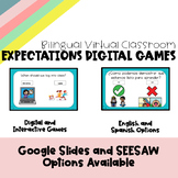 Virtual Classroom Expectations Games