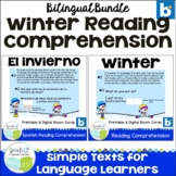 Bilingual Winter Reading Comprehension | Printable & Digit