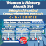 Bilingual Women's History Month Set Biography Reading Comp