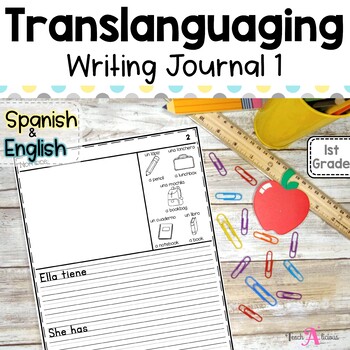 Preview of Bilingual Writing Journal Unit 1 | Translanguaging for Dual Language