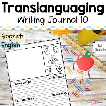 Preview of Bilingual Writing Journal Unit 10 | Translanguaging for Dual Language Learners