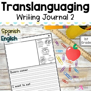 Preview of Bilingual Writing Journal Unit 2 | Translanguaging for Dual Language Learners