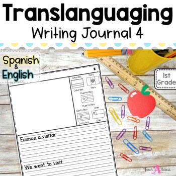 Preview of Bilingual Writing Journal Unit 4 | Translanguaging for Dual Language Learners