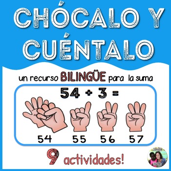 Preview of Spanish bilingual addition strategies: Counting on (Estrategias para la suma)