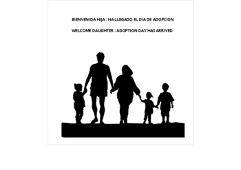 Preview of Bilingual book about adoption