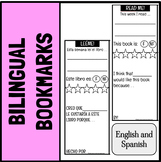 Bilingual book recommendation bookmarks! English and Spanish!