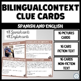 Bilingual context clue cards - vocabulario en contexto bil