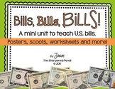 Bill, Bills, Bills: A mini-unit on counting U.S. bills.  {