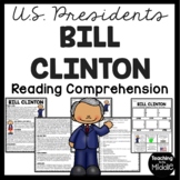 Bill Clinton Informational Text Reading Comprehension Work