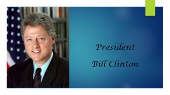 Preview of Bill Clinton and Hillary Clinton BIO PPT Bundle