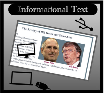 Preview of Bill Gates, Steve Jobs, and the Computer Revolution: Printables and Digital