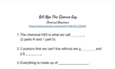 Bill Nye Chemical Reactions S02 E04 (AB, Grade 5 Science: 