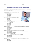 Bill Nye - Earth's Seasons – Quiz and Answer Sheet