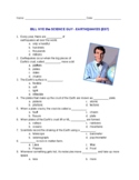 Bill Nye - Earthquakes – Quiz and Answer Sheet