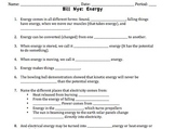 Bill Nye Energy Video Worksheet