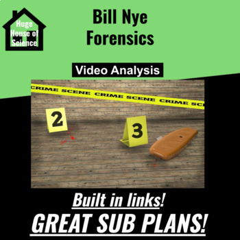 Preview of Bill Nye - Forensics Google Form (Great sub plans or distance learning!)