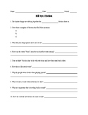 Bill Nye "Friction" worksheet with answer key