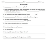 Bill Nye Germs Video Worksheet (Immune System)
