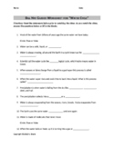 Bill Nye Guided worksheet for "Water Cycle" video