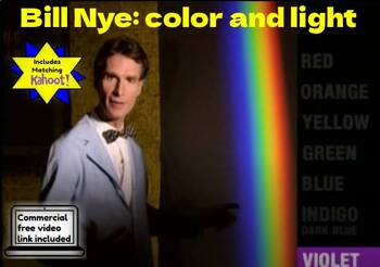 Preview of Bill Nye: Light and Color, with Commercial free video and Kahoot!