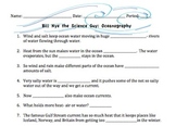 Bill Nye Oceanography (Ocean Currents) Video Worksheet