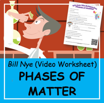 Preview of Bill Nye the Science Guy PHASES OF MATTER | Video Guide