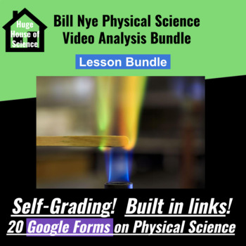 Preview of Bill Nye Physical Science Video Analysis Bundle (20 Episodes/Forms!)