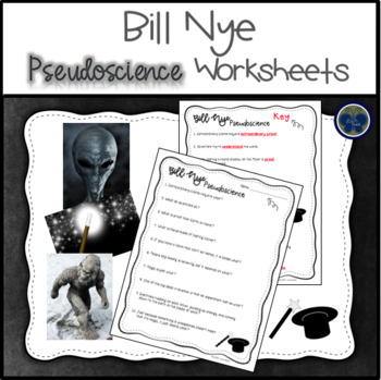 Bill Nye Pseudoscience Worksheets by Love Duck TpT