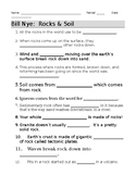 Bill Nye Rocks and Soil Video Guide Sheet
